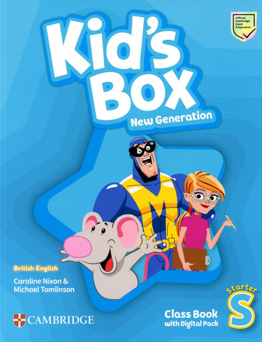 KID'S BOX NEW GENERATION STARTER CLASS BOOK WITH DIGITAL PACK BRITISH ENGLISH..