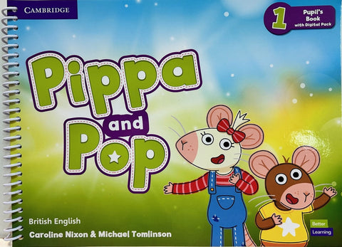 BE  PIPPA AND POP 1 STUDENTS BOOK W/DIGITAL PACK