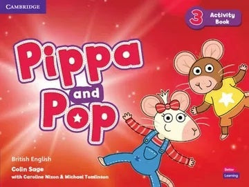 BE  PIPPA AND POP 3 ACTIVITY BOOK