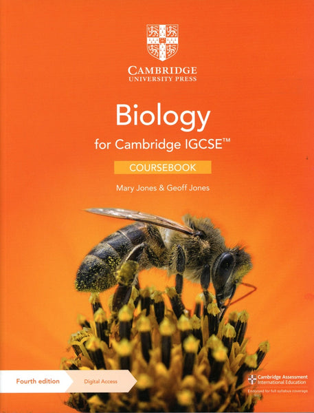 BIOLOGY FOR CAMBRIDGE IGCSE FOURTH EDITION COURSEBOOK..