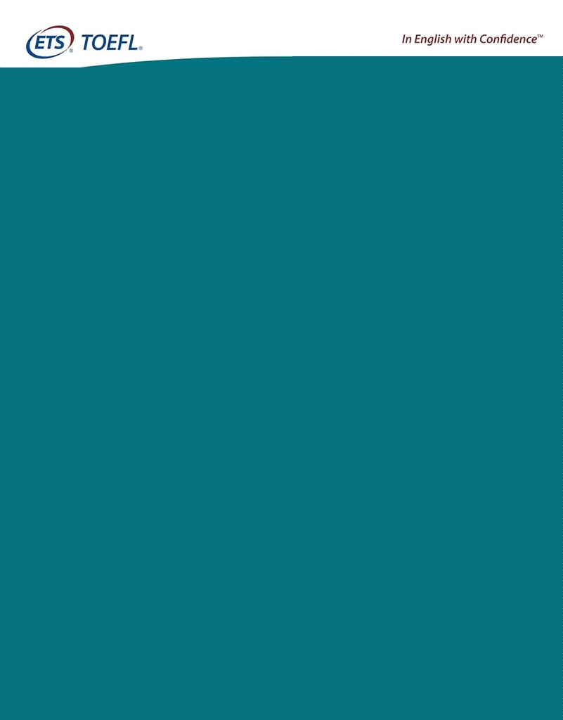 OFFICIAL GUIDE TO THE TOEFL TEST, 6E | EDUCATIONAL TESTING SERVICE