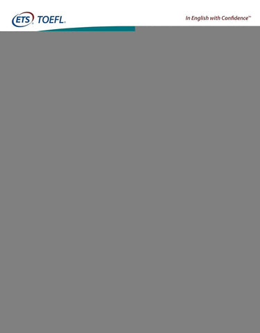 OFFICIAL GUIDE TO THE TOEFL TEST, 6E | EDUCATIONAL TESTING SERVICE