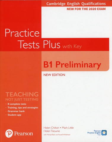 CAMBRIDGE ENGLISH QUALIFICATIONS: B1 PRELIMINARY PRACTICE TESTS PLUS STUDENTÂS BOOK WITH KEY