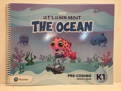 LET'S LEARN ABOUT THE OCEAN PRE CODING  PROJECT BOOK K3