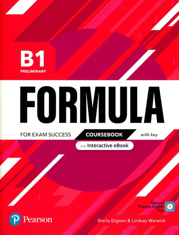 FORMULA B1 PRELIMINARY COURSEBOOK AND INTERACTIVE EBOOK WITH KEY..