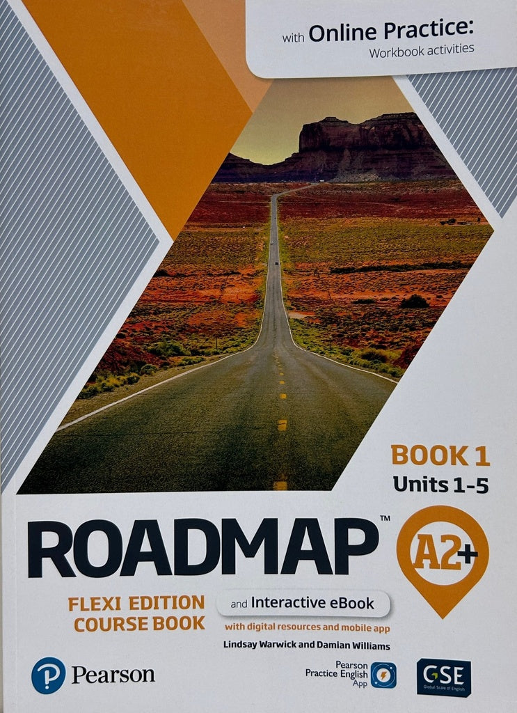 ROADMAP A2+ FLEXI EDITION COURSE BOOK 1 WITH EBOOK AND ONLINE PRACTICE ACCESS