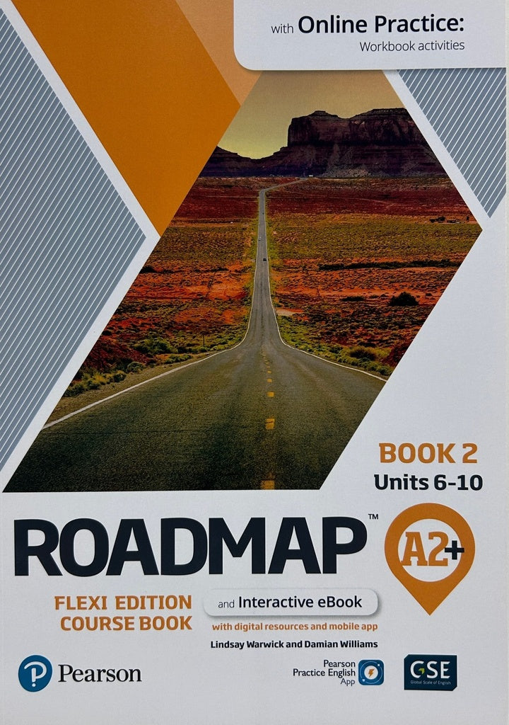ROADMAP A2+ FLEXI EDITION COURSE BOOK 2 WITH EBOOK AND ONLINE PRACTICE ACCESS
