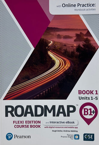 ROADMAP B1+ FLEXI EDITION COURSE BOOK 1 WITH EBOOK AND ONLINE PRACTICE ACCESS