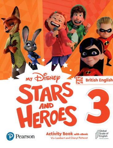 MY DISNEY STARS & HEROES 3 ACTIVITY BOOK (BRITISH)..