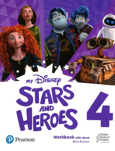 MY DISNEY STARS AND HEROES 4 AMERICAN WORKBOOK WITH EBOOK..