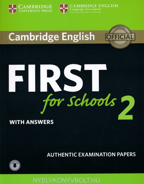 FIRST FOR SCHOOLS 2