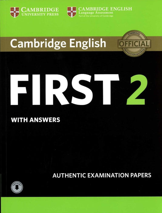 CAMBRIDGE ENGLISH FIRST 2 WITH ANSWERS