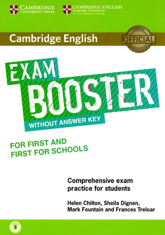 Cambridge English Exam Booster for First and First for Schools without Answer Key with Audio