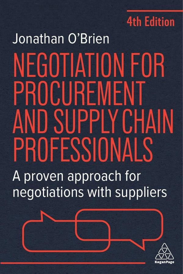 Negotiation for Procurement and Supply Chain Professionals | Jonathan O'Brien