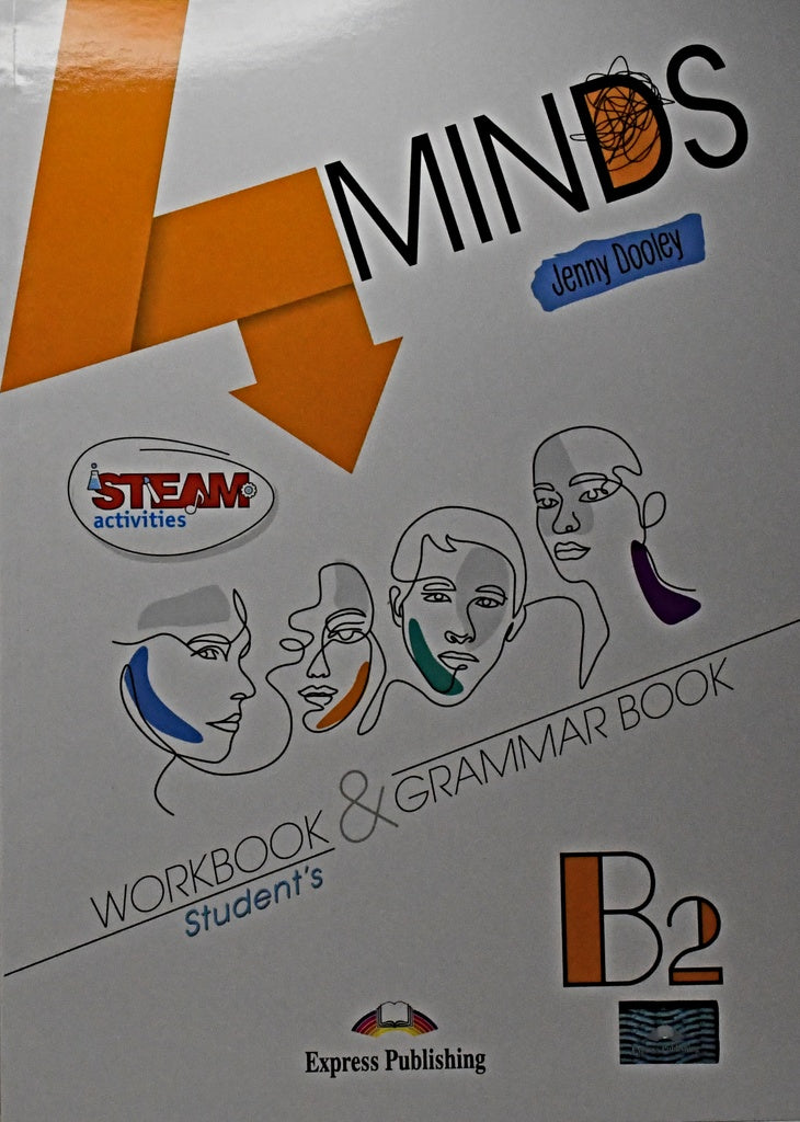 4 MINDS B2 WORKBOOK & GRAMMAR BOOK STUDENT'S..