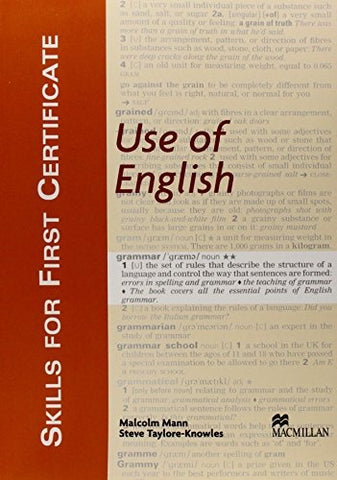 Use of enfglish