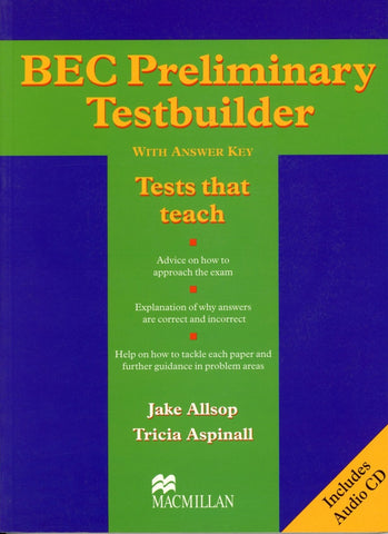 BEC TESTBUILDER PRELIMINARY