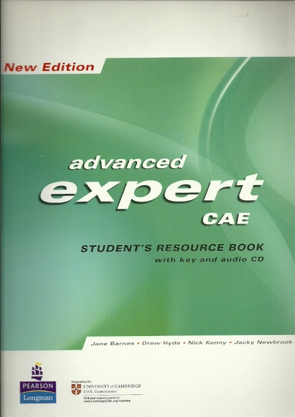 CAE Expert New Edition Students Resource Book with Key/Cd Pack