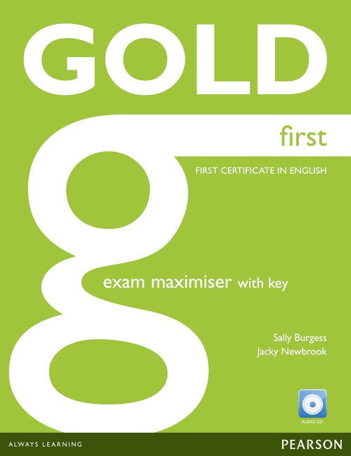 Gold First exam maximiser w/key