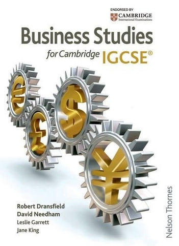 BUSINESS STUDIES FOR IGCSE