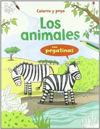 COLOREO Y PEGO - ANIMALES
