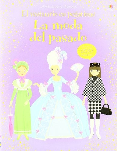 MODA DEL PASADO. VESTUARIO EN PEGATINAS