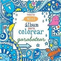 Mini album para colorear (azul)