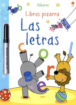 libros pizarra las letras