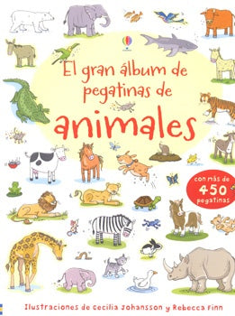 el gran album de las pegatinas de animales  | VACIO