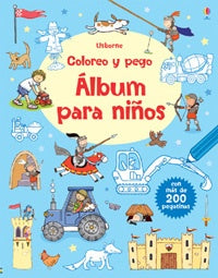 Coloreo y pego. Àlbum para niños