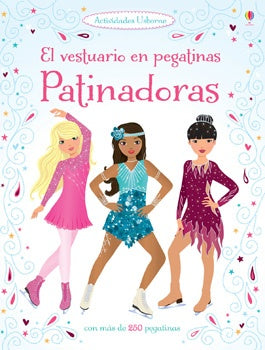 el vestuario en pegatinas patinadoras  | Usborne