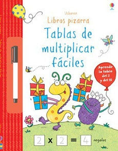 Tablas de multiplicar fáciles. Libros pizarra | Usborne Books