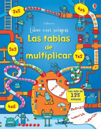 Las tablas de multiplicar. Libro con solapas
