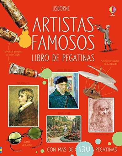 Artistas famosos. Libro de pegatinas