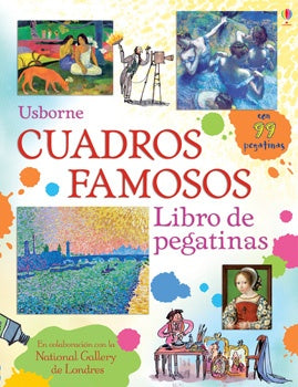 Libro de pegatinas. Cuadros famonos