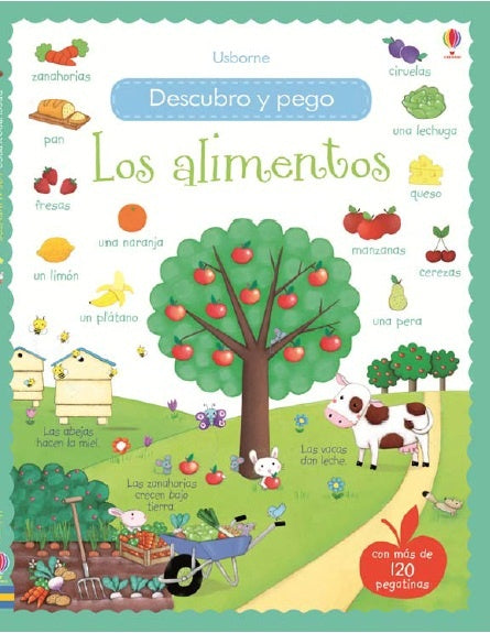 Descubro y pego. Los alimentos
