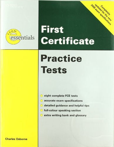 ESSENTIAL PRACTICE TESTS: FCE W/OUT ANS REVISED EDITION