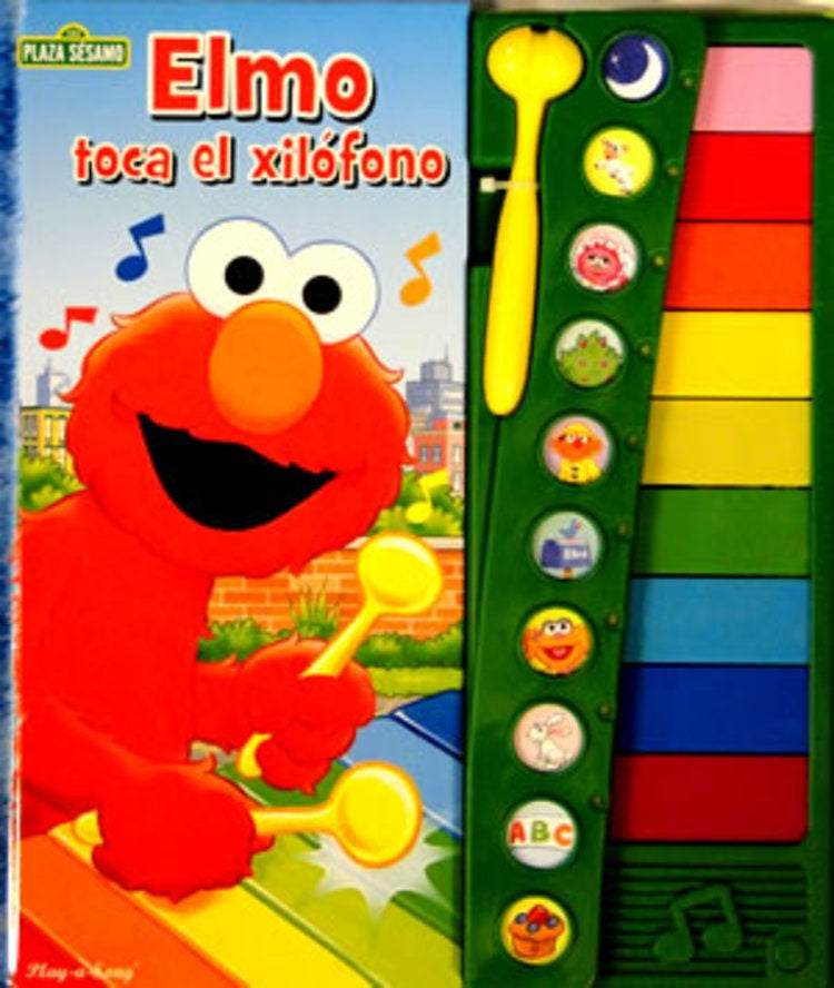 Elmo toca el xilófono
