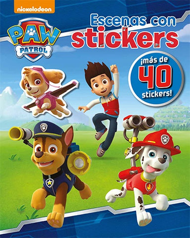 Paw Patrol escenas con stickers  | sin autor