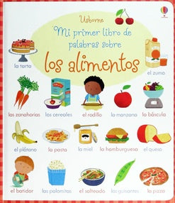 Mi primer libro de palabras sobre alimentos | VACIO