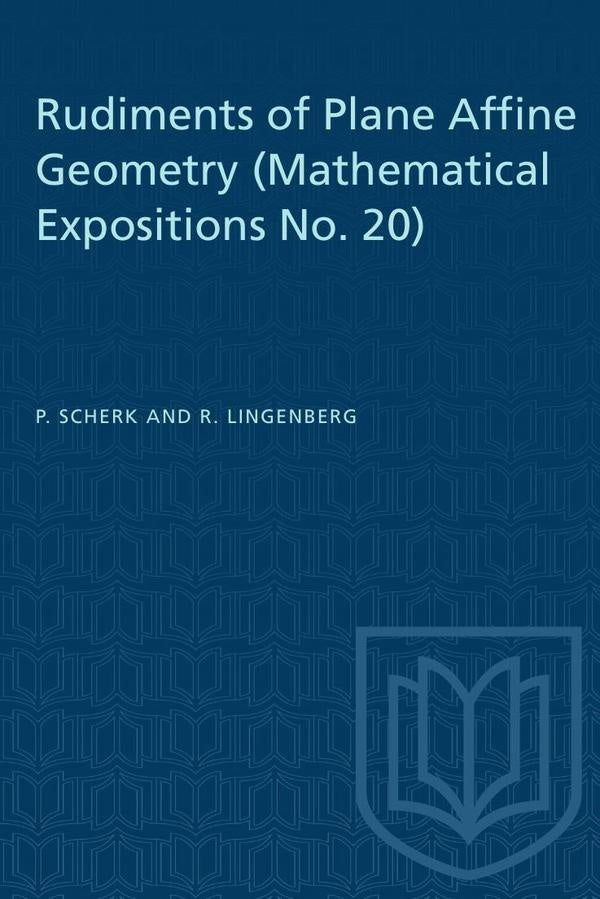 Rudiments of Plane Affine Geometry | Scherk