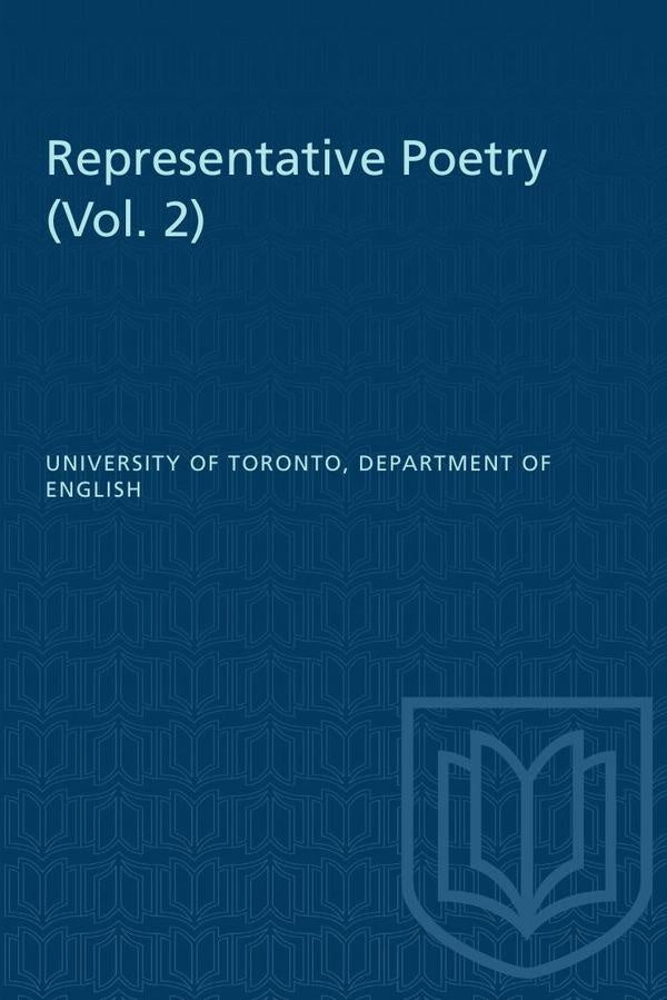 Representative Poetry | University of Toronto