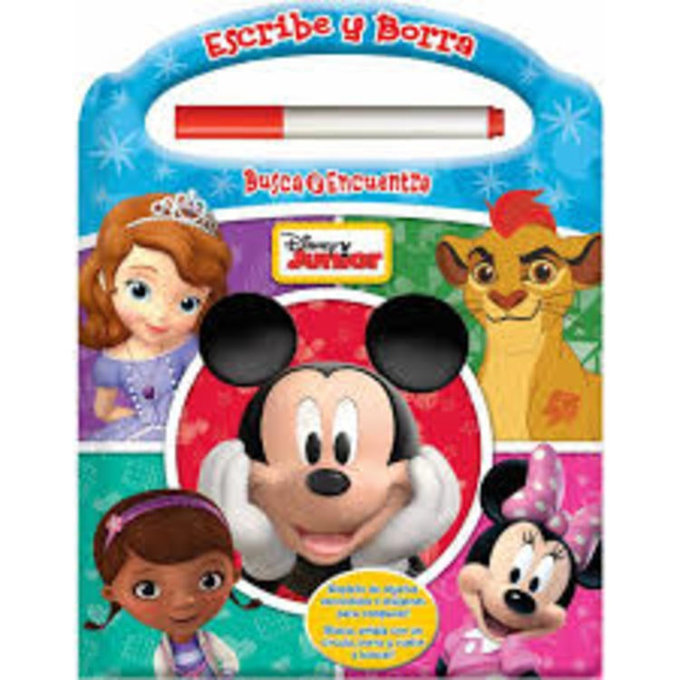 Escribe y Borra. Busca y encuentra. Disney Junior