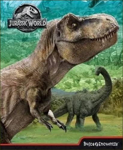 BUSCA Y ENCUENTRA JURASSIC WORLD..