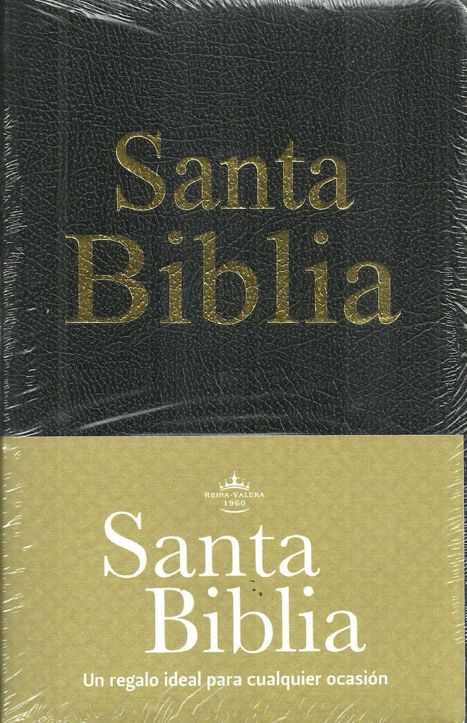 SANTA BIBLIA IMITACION CUERO NEGRA | VACIO