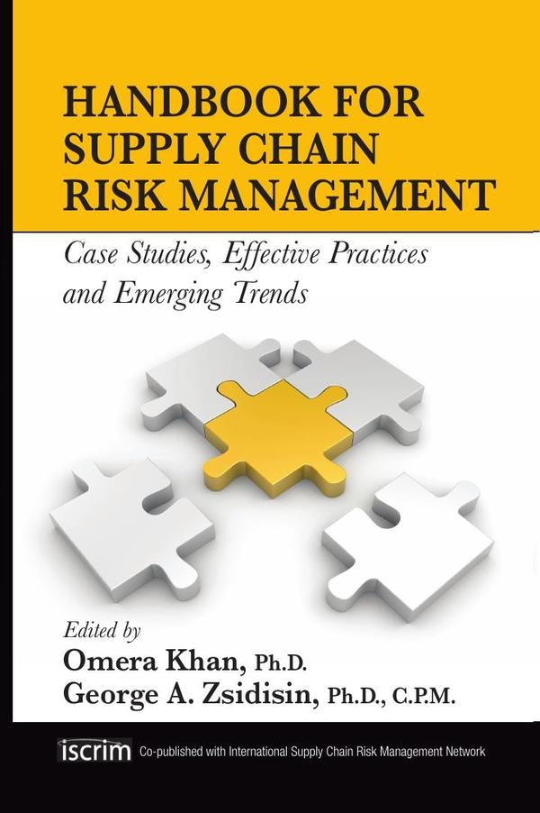 Handbook for Supply Chain Risk Management | Khan, Zsidisin