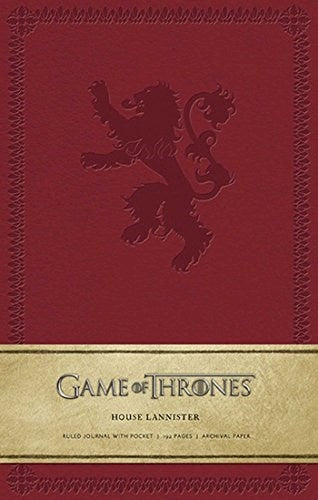 GOT HOUSE LANNISTER JOURNAL