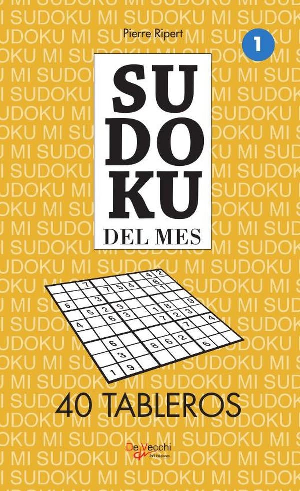 Sudoku del mes 1 - 40 tableros | Pierre Ripert