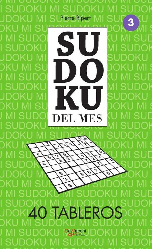 Sudoku del mes 3 - 40 tableros | Pierre Ripert