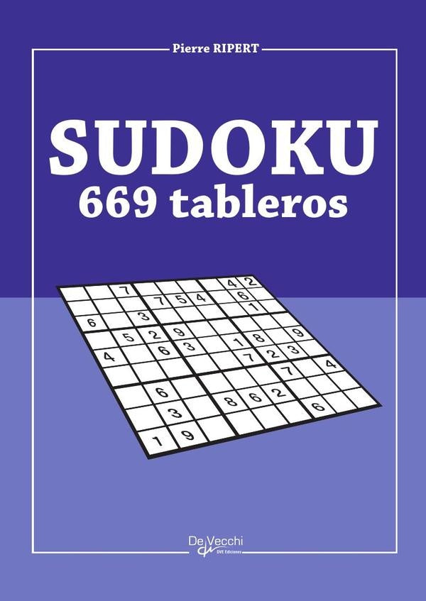 Sudoku - 669 tableros | Pierre Ripert